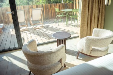 Suite Prestige Terrasse: sauna & bain nordique privatifs à Nazelles-Negron (4)