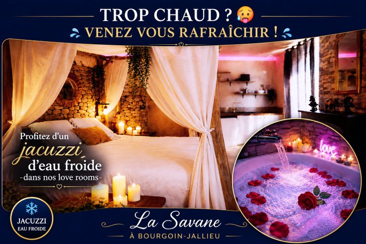 Hébergement AbracadaRoom : Évasion safari unique, SPA XXL, CASCADE D'EAU, CINÉMA PRIVÉ, 5 min du centre - Image 1