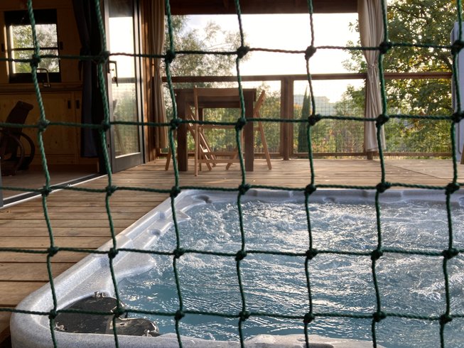 Hébergement AbracadaRoom : Cabane sur pilotis La Dame du Château- spa privé - Image 18