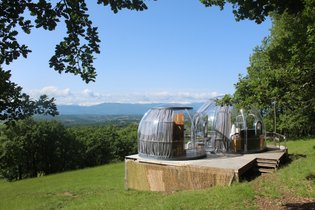 Bulle face aux Pyrénées !