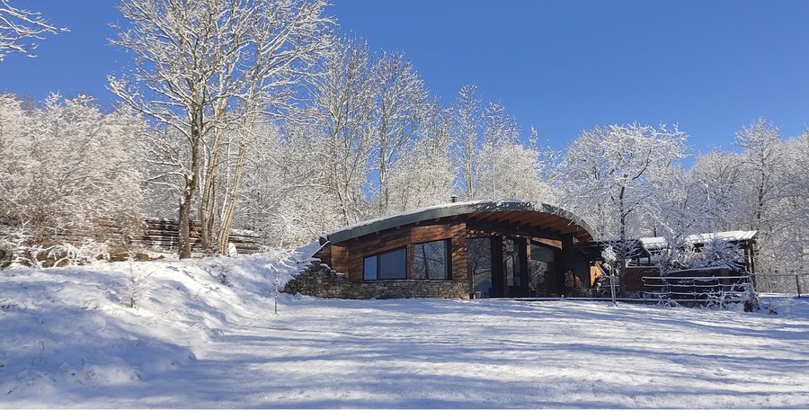 Hébergement AbracadaRoom : La Bulle de Pierre avec Spa privatif - Ecolodge au milieu des volcans - Image 2