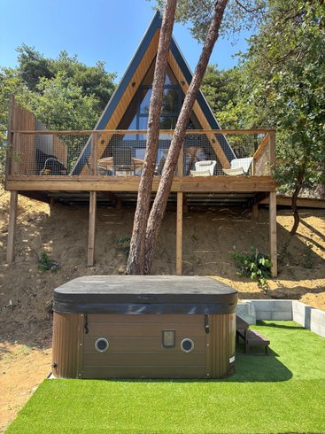 Hébergement AbracadaRoom : Chalet  VercoréA SPA Privatif, Domaine CollinéA en Drôme Des Collines - Image 22