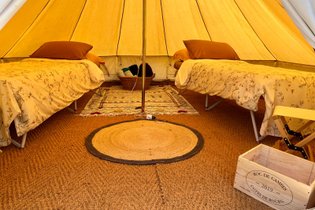 Tente et tente lodge Corrèze