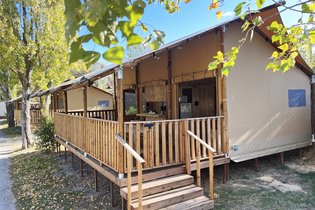 Tente et tente lodge Aude