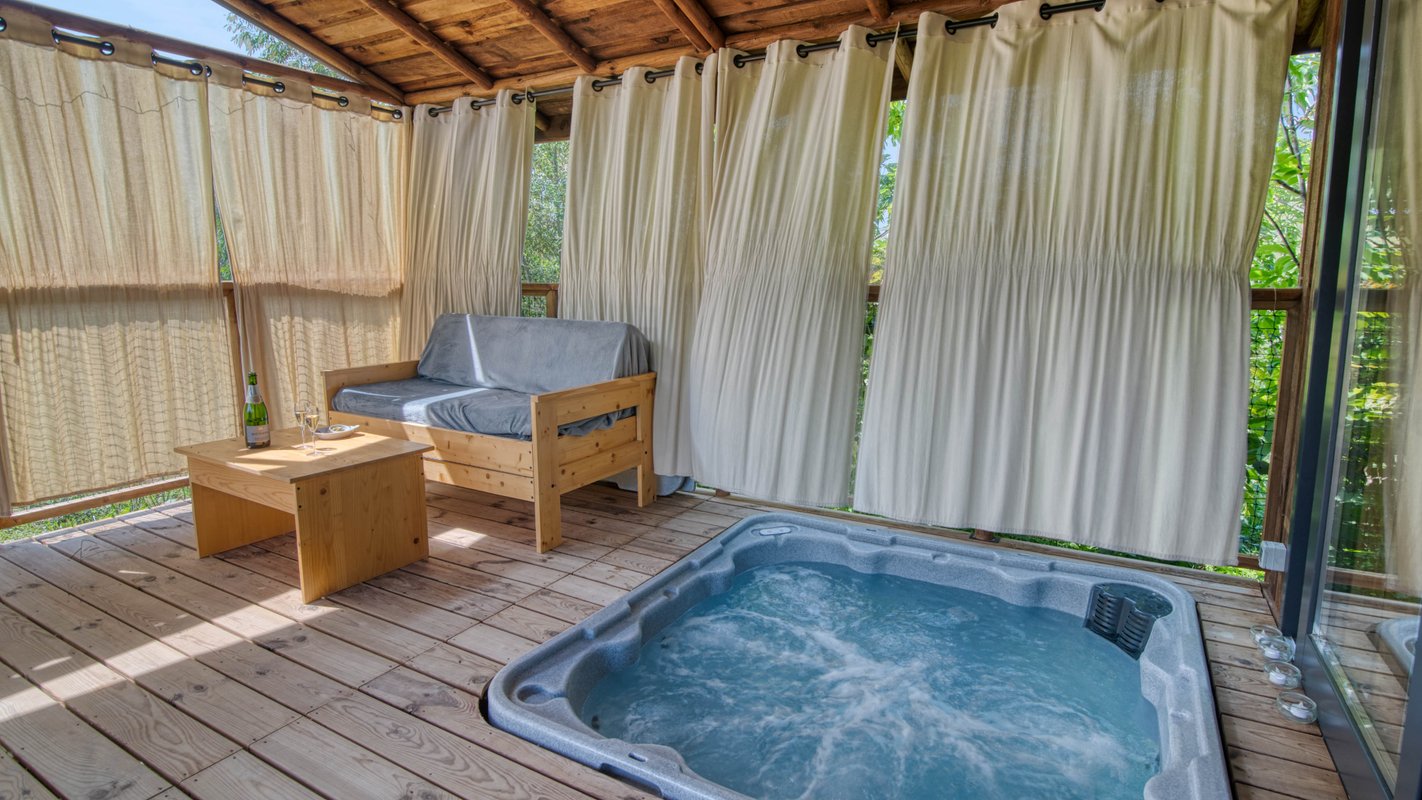 Cabane Miel et Coton -  spa privatif à Villarzel Du Razès (7)