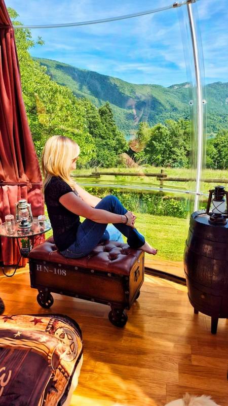 Bulle Texas – Luxe  & SPA – Vue Lac Aiguebelette à Novalaise (18)