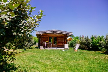 La Cabane de trappeur Nord-Américaine à Le Nizan (1)