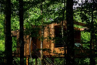 Cabane sur pilotis Indre-et-Loire