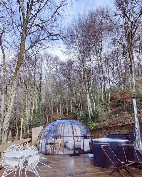 Hébergement AbracadaRoom : Le Dôme Transparent & son spa - Image 2