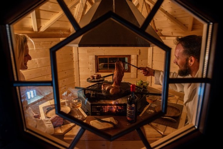 Hébergement AbracadaRoom : Lodge Valhalla - bain nordique-kota grill (repas inclus)-sauna au feu de bois - Image 24