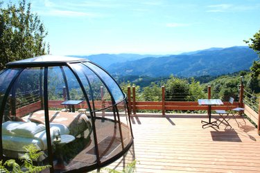 Dôme Coton, accès piscine & SPA à Jaunac (4)