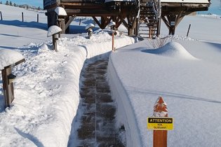 Cabane sur pilotis Doubs