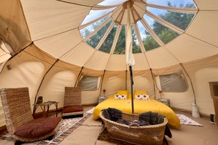 Tente et tente lodge Manche