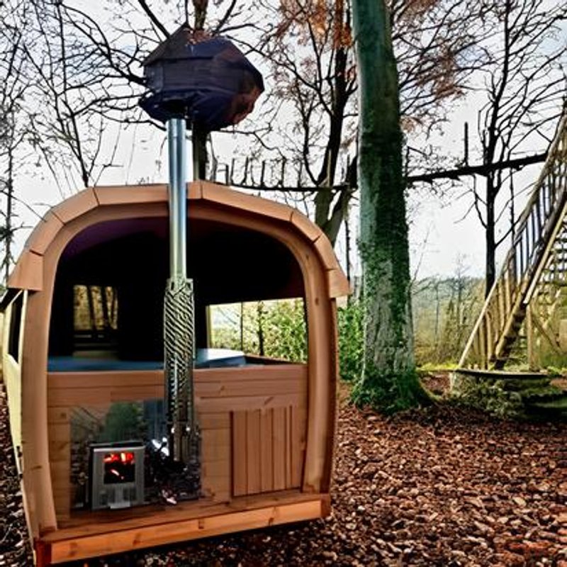 La cabane Haut-Perchée & Spa à Wail (4)