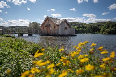 Cabane sur l'eau avec bain nordique à Beauchamps (3)