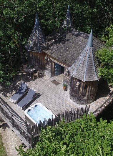 Cabane Château Monbazillac & Spa à Beaumontois En Perigord