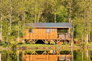 Cabane sur pilotis Dordogne