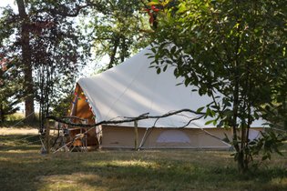 Tente et tente lodge Gers