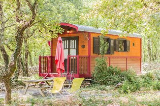 Roulotte Gîte Deluxe & Spa en option