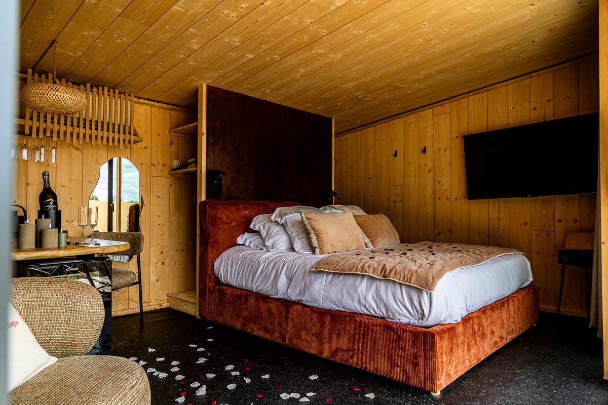 Pépites Lodges et Spas Lodge 1 Pétillant à Prémilhat (15)