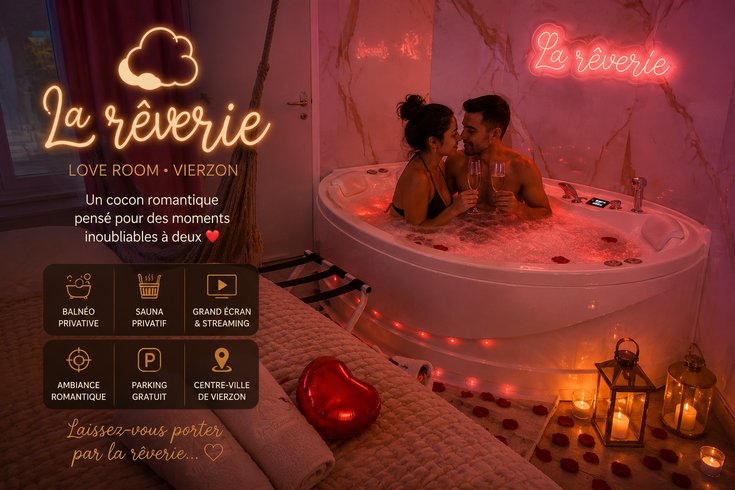 Hébergement AbracadaRoom : La Rêverie Sauna & Balnéo Vierzon - Image 17