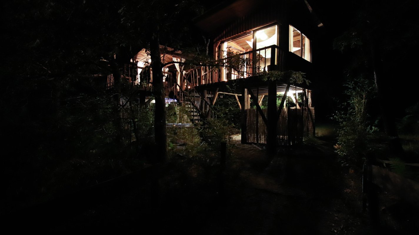 Cabane Réminiscence et Spa dans les arbres à Origne (2)