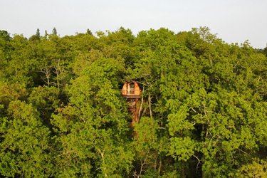 La cabane entre les cimes à Montgras (1)