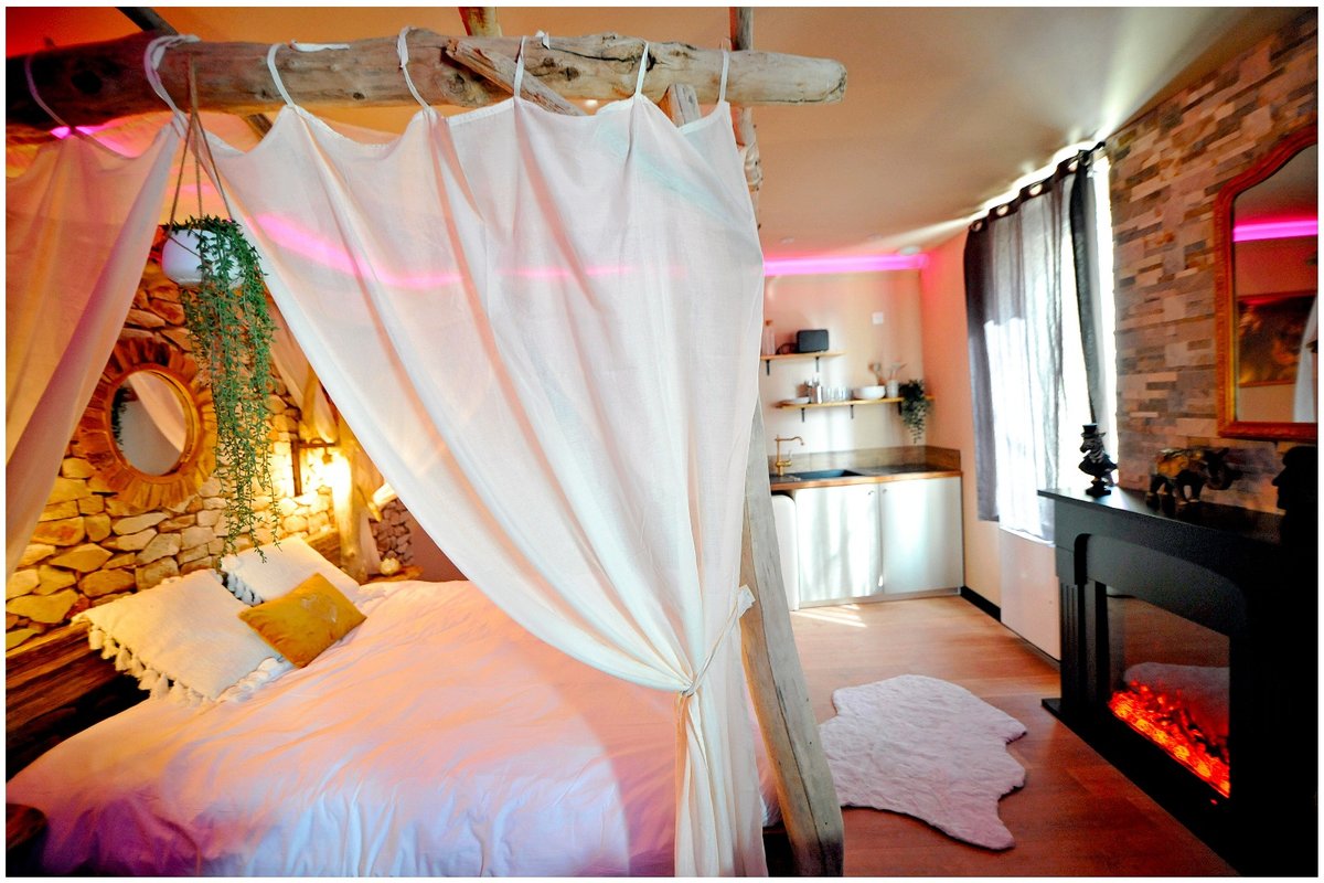 Évasion safari unique, SPA XXL, CASCADE D'EAU, CINÉMA PRIVÉ, 5 min du centre à Bourgoin Jallieu (6)