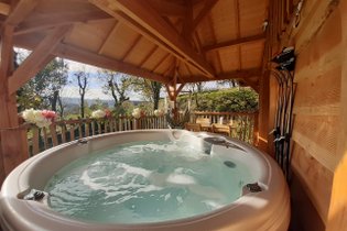 Cabane sur pilotis Lozère