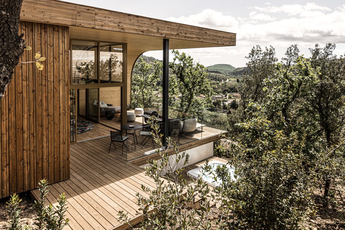 Lodge Le Nuage & SPA à Cabrières (1)