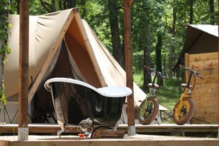 Tente et tente lodge Gers