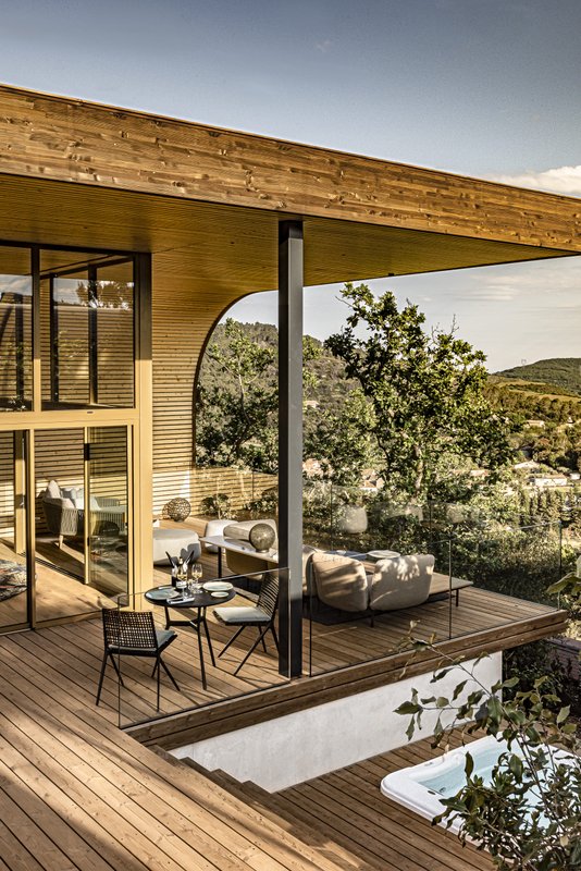 Lodge L'Arbre Perché & SPA à Cabrières (19)