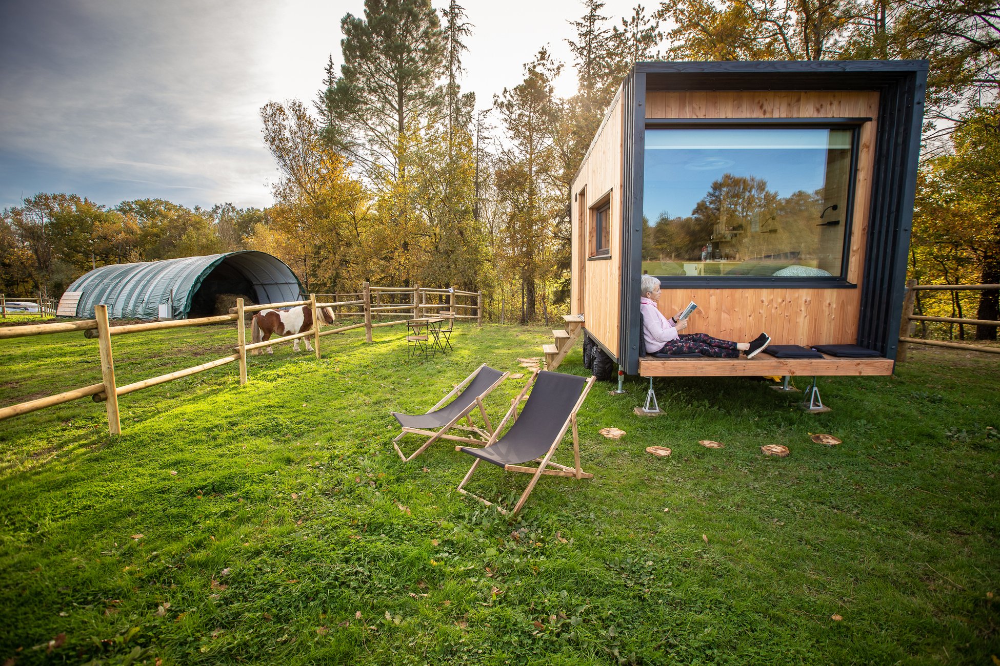 Hébergement UnicStay : Homnest - Prairie des Âmes Heureuses - Occitanie à Puybegon