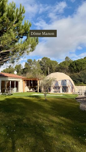 Hébergement AbracadaRoom : "M"ANON-Dôme Géodésique, piscine, spa et sauna. - Image 89