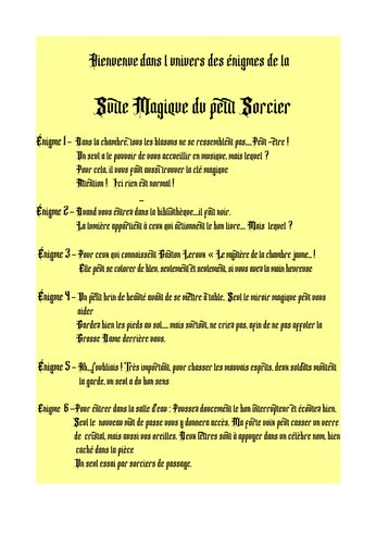 Hébergement AbracadaRoom : Suite magique du Petit Sorcier avec escape game - Image 30