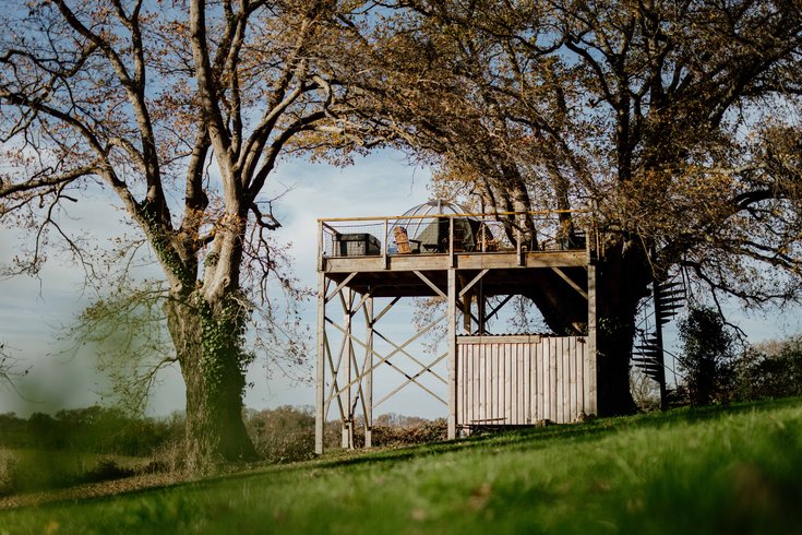 Hébergement AbracadaRoom : Bulle au sommet du Chêne & Spa - Image 1