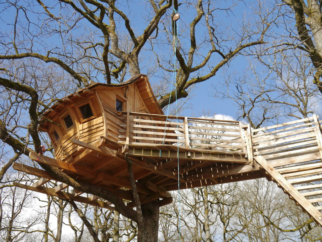 Cabane dans les arbres uthando