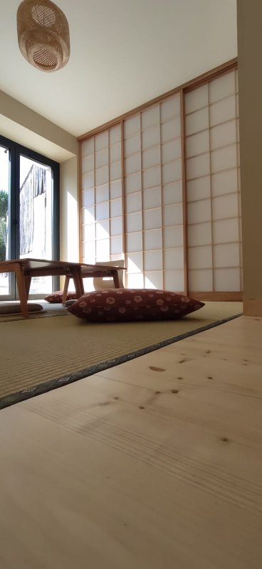 Chambre Hachiko dans le Ryokan de la Maison Shizen à Lisle (3)