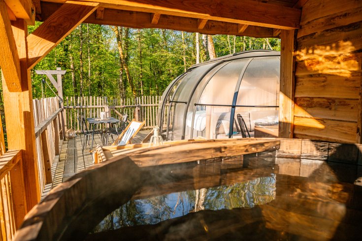 Hébergement AbracadaRoom : Grand dôme perché Spa - Geai des chênes - Image 82