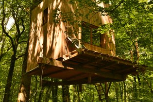 Cabane dans les arbres Jura