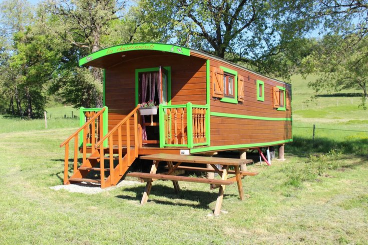 Hébergement AbracadaRoom : Roulotte Les Chardonnerets — Bonne Aventure - Image 1