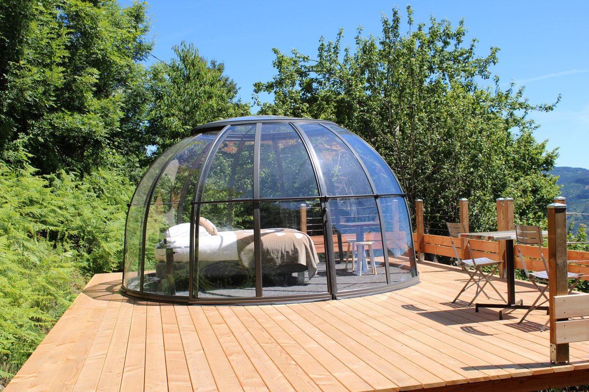 Dôme Coton, accès piscine & SPA à Jaunac (2)