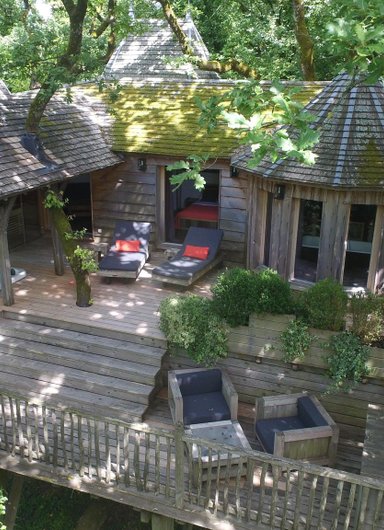 Cabane Château Puybeton & Spa & Sauna à Beaumontois En Perigord