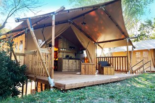 Tente et tente lodge Aude
