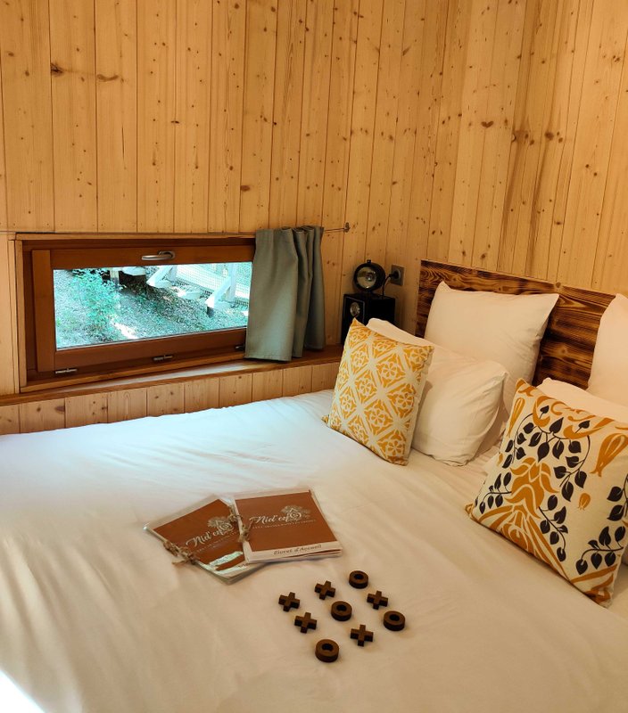 Cabane avec spa "Carrelet" PMR ou Familiale à Lamothe-Fénelon (9)