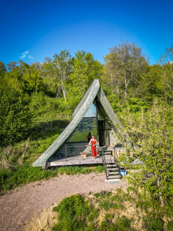 Etno : ecolodge de luxe en pleine nature avec vue et bain nordique à Massingy-Lès-Vitteaux (44)
