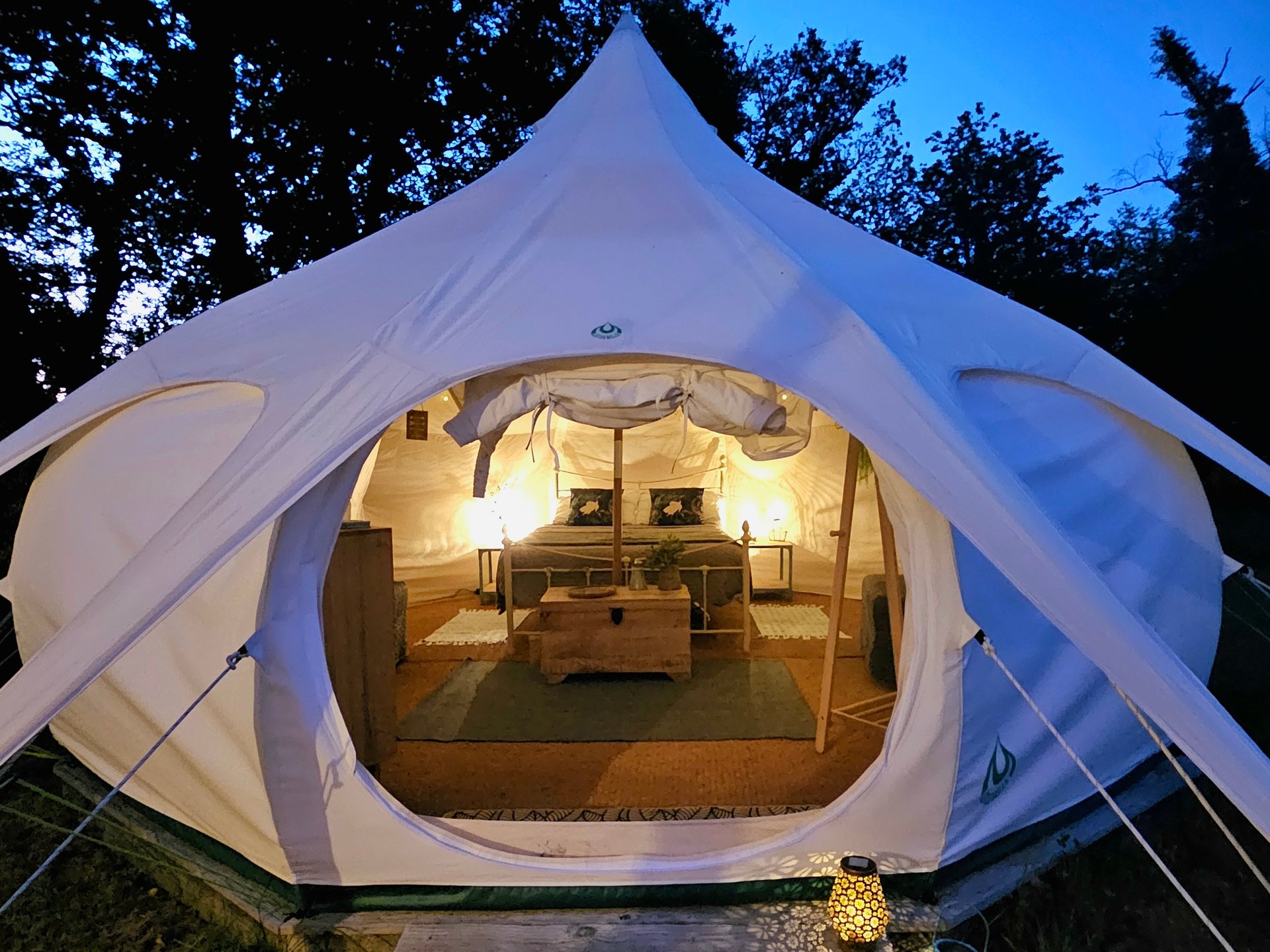 Lotus belle tipi Le Ranch Camping et Glamping
