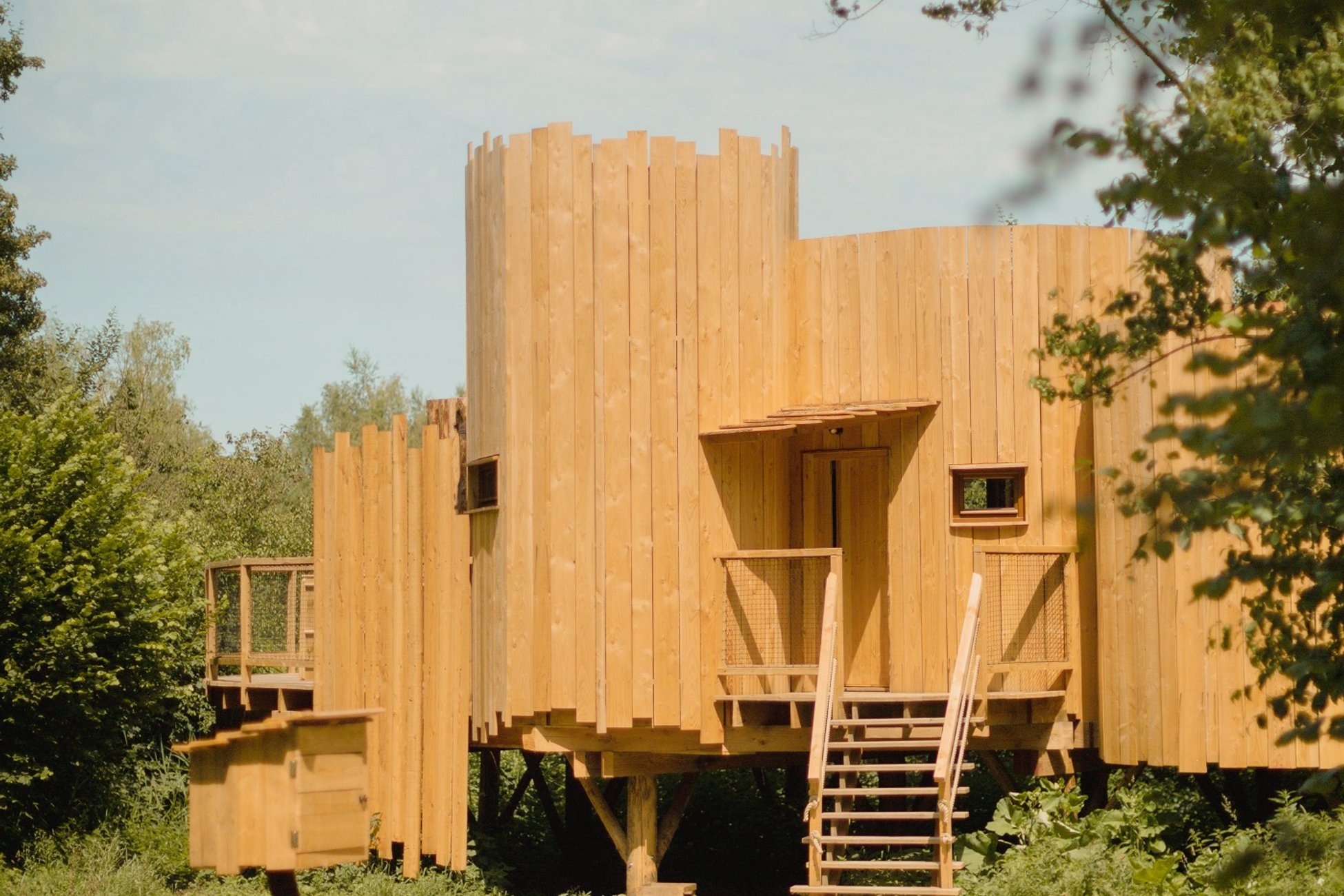 Hébergement UnicStay : Cabane Canadienne Spa Clair de Lune à St-Léger-Aux-Bois