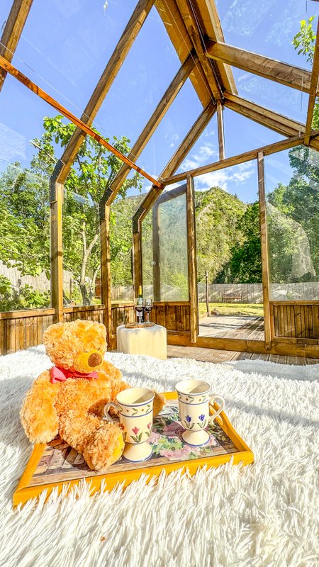 Chalet en verre sous une pluie d’étoiles à Biot (13)