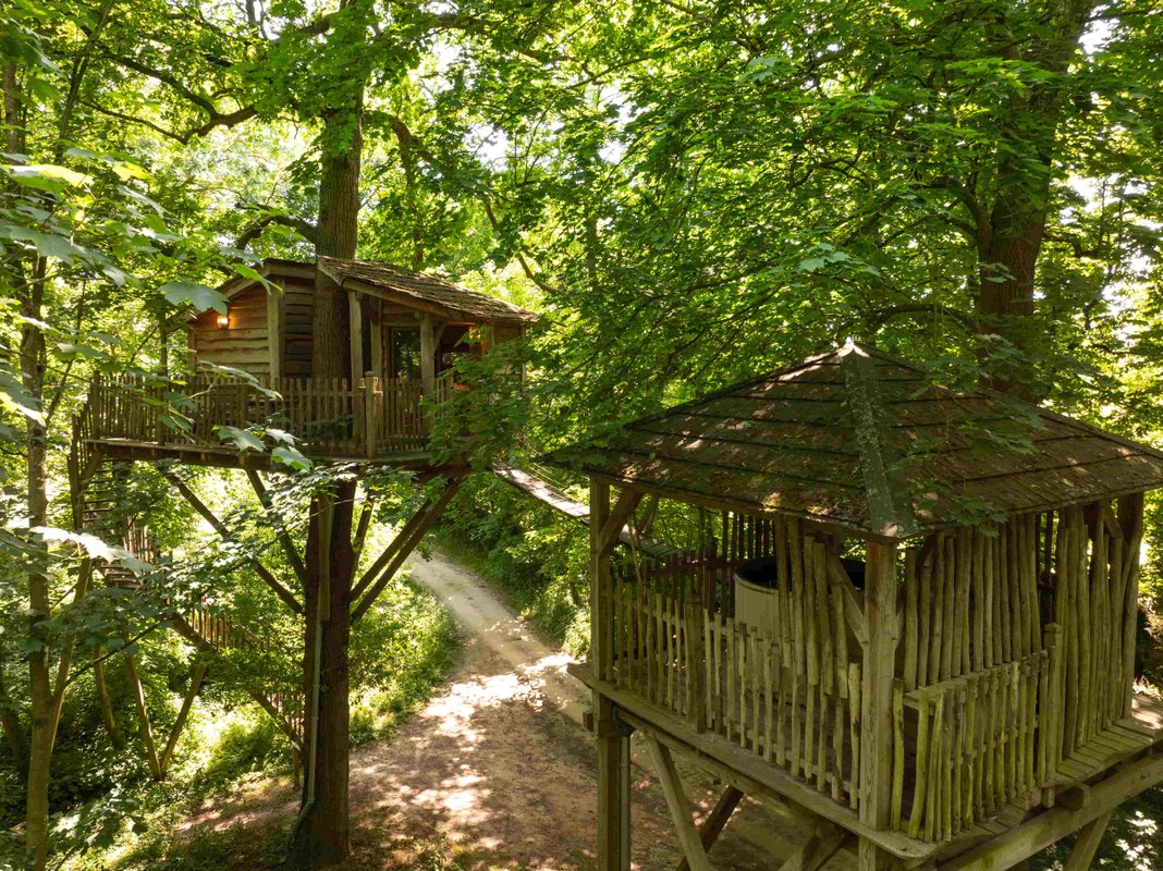 Cabanes Duo Spa dans les Arbres à Raray (6)
